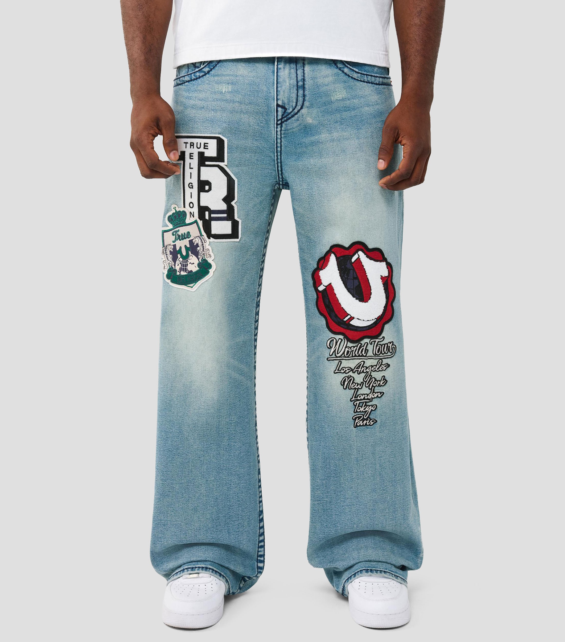 Jeans de corte regular Hombre